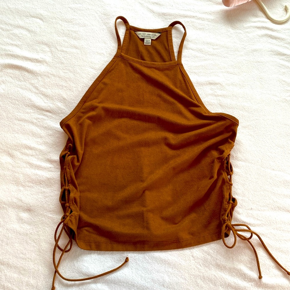 Suede-like tank
